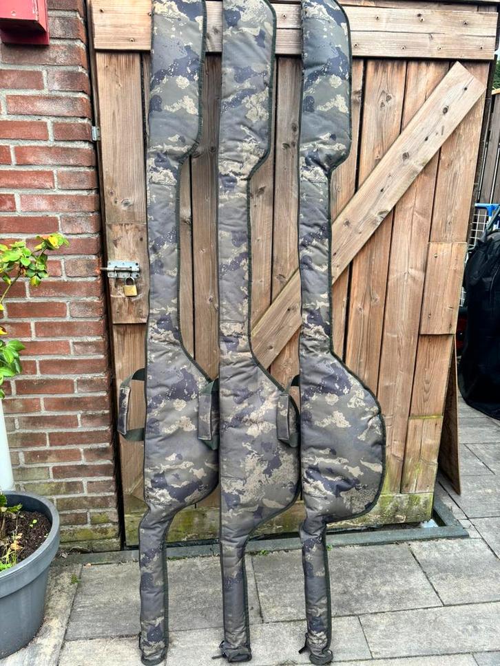 3x shimano tribal XS1 12 “ 3 LB incl. Solar foedraal(nieuw), Watersport en Boten, Hengelsport | Karpervissen, Zo goed als nieuw