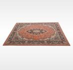 Vintage oosters pink medall Persia vloerkleed 170x227cm, Beige, Gebruikt, 150 tot 200 cm, 200 cm of meer
