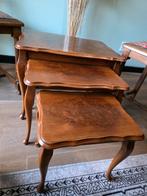 Set van 3 nesttafels | massief hout | klassiek, Antiek en Kunst, Ophalen