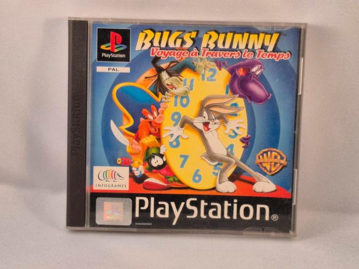 Bugs Bunny Lost in Time PS1, Spelcomputers en Games, Games | Sony PlayStation 1, Zo goed als nieuw, Platform, 1 speler, Vanaf 7 jaar