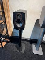 Q Acoustics 3020C Zwart - Passieve Luidsprekers, Audio, Tv en Foto, Luidsprekers, Overige merken, ., Q acoustics, Ophalen of Verzenden