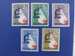 Postzegel NL 1955 PF Toeslag serie Kankerbestrijding 03-09, Postzegels en Munten, Ophalen of Verzenden, Na 1940, Postfris