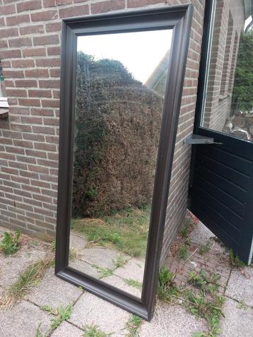 IKEA Hemnes spiegel 75x165cm bruin/zwart beschikbaar voor biedingen