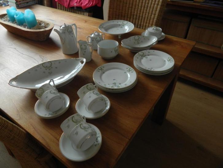 prachtig duits servies ( Jaeger & Co ) ( begin 1900, Antiek en Kunst, Antiek | Porselein, Ophalen of Verzenden
