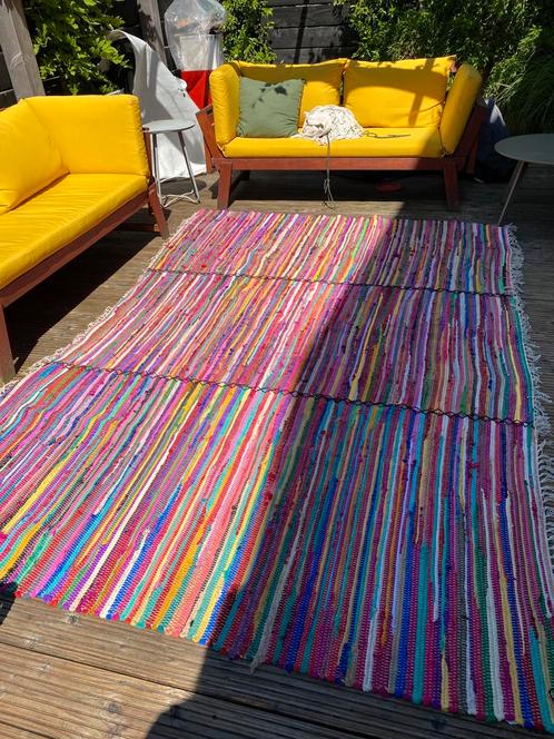 Kleurrijk vloerkleed - Storebror - 280 x 180 cm, Huis en Inrichting, Stoffering | Vloerbedekking, Zo goed als nieuw, Tapijt, 75 m² of meer