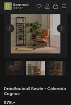 Leren Draaifauteuil - Zo Goed Als Nieuw!, Huis en Inrichting, Ophalen of Verzenden, Zo goed als nieuw, 75 tot 100 cm, Modern