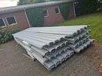 Damwand dam wand dak staal stalen platen plaat hal schuur, Ophalen, Gebruikt, Plinten
