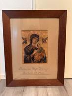 Oude religieuze prent - Moeder van Altijddurende Bijstand, Ophalen of Verzenden