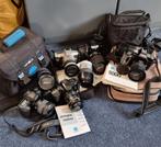 5 x Minolta  analoge camera met lenzen, Verzenden, Gebruikt, Spiegelreflex, Minolta