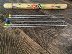 Breinaaldenkoker hout 50 cm + breinaalden voor, € 5, Hobby en Vrije tijd, Breien en Haken, Ophalen of Verzenden, Zo goed als nieuw