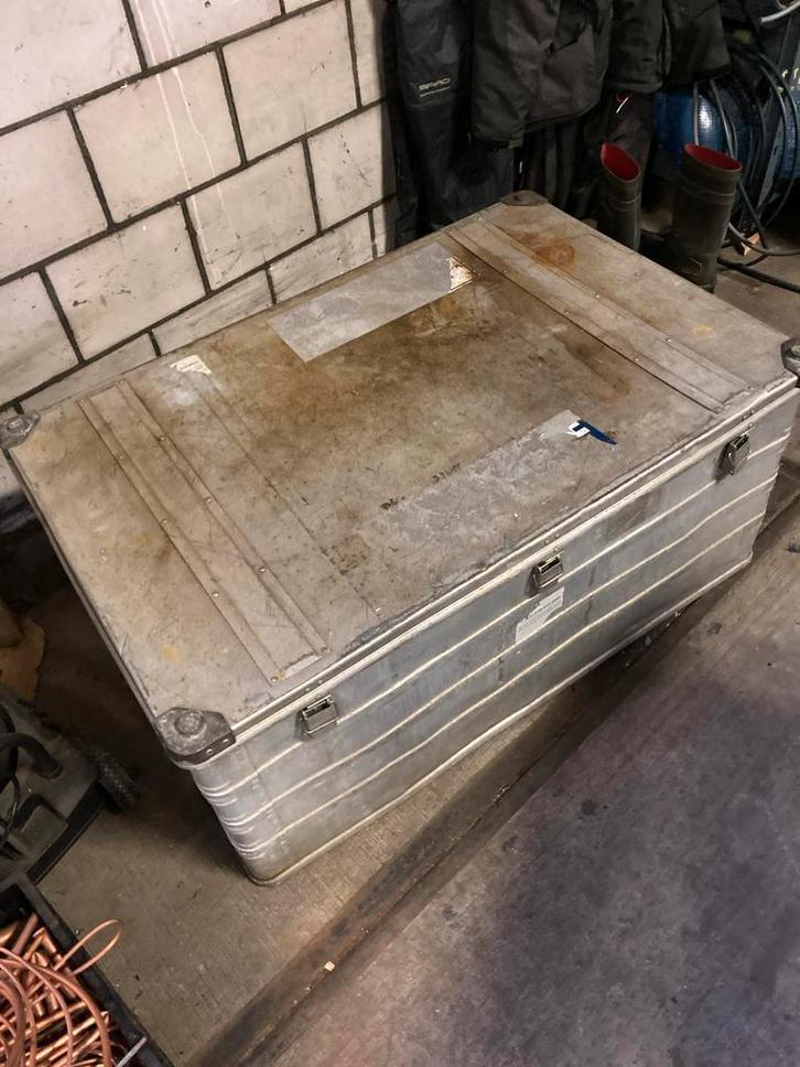 Zarges Aluminium Kist / Bak - Gebruikt, Doe-het-zelf en Verbouw, Kratten en Dozen, Gebruikt, Bak of Kist, 100 cm of meer, 35 tot 50 cm