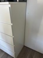 Malm IKEA kast wit 5 lades, Zo goed als nieuw, 3 of 4 laden, Minder dan 100 cm, 25 tot 50 cm