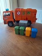 Bruder Vuilniswagen met Containers - Beschadigd, Ophalen of Verzenden, Gebruikt, Jongen of Meisje