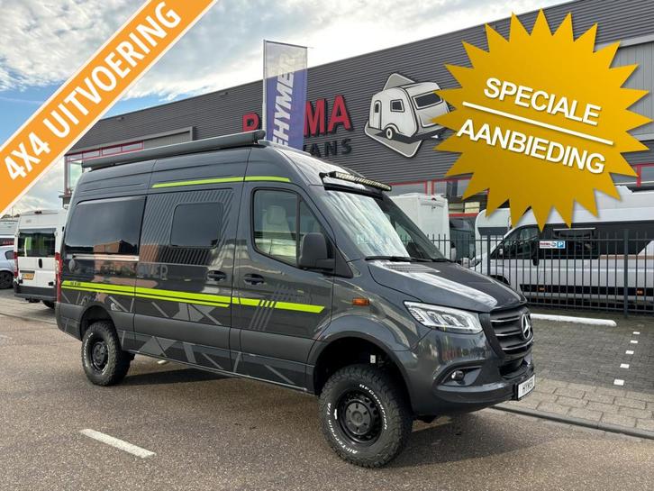 Hymer Grand Canyon S Crossover 4x4 offroad automaat Mercedes, Caravans en Kamperen, Campers, Bedrijf, tot en met 2, Buscamper of Camperbus