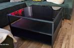 Salontafel 70x70x45, met glazen plaat, Huis en Inrichting, Tafels | Salontafels, Ophalen, 50 tot 100 cm, 50 tot 100 cm, Zo goed als nieuw