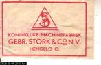 Suikerzakje	Hengelo	Stork	Machinefabriek, Nederland, Verzenden