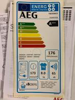 AEG wasmachine, Gebruikt, Ophalen of Verzenden, Voorlader, 85 tot 90 cm
