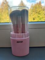 Zenner Make-up Kwasten Set - Roze, Gehele gezicht, Ophalen of Verzenden, Zo goed als nieuw, Make-up