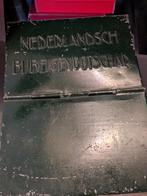 Oud bijbel blik Groen, Ophalen of Verzenden, Gebruikt, Overige