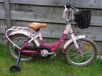 Nette Batavus star meisjes fiets roze 16 inch met zijwielen, Zo goed als nieuw, 16 inch, Handrem, Ophalen