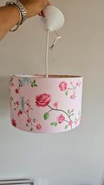Little Dutch Lamp - Roze met Bloemen, Ophalen, Stof, Zo goed als nieuw, Minder dan 50 cm