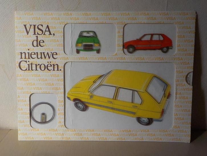 Autofolder / reclame van een Citroën Visa, Boeken, Auto's | Folders en Tijdschriften, Gelezen, Citroën, Ophalen of Verzenden