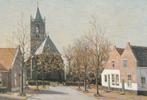 EEMNES Dorpsgezicht Kerk Schilderij Klaas Zwaan Spakenburg, Utrecht, Ongelopen, Verzenden, 1980 tot heden