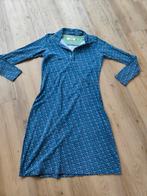 Retro 4 Funky Flavours Jurk maat M  Blauw Groen motief, Kleding | Dames, Jurken, Maat 38/40 (M), Blauw, Ophalen of Verzenden, 4 Funky Flavours