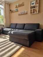 3 zits bank met chaise loungue + voetenbank, Huis en Inrichting, Banken | Voetenbanken en Poefen, Ophalen, 125 cm of meer, 125 cm of meer