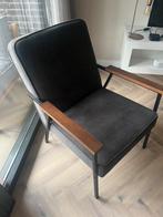 Woood fauteuil Sally antraciet, Ophalen, Minder dan 75 cm, Zo goed als nieuw, Stof