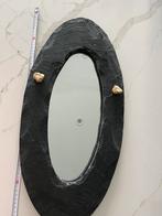 Leidteen spiegel, Huis en Inrichting, Woonaccessoires | Spiegels, Minder dan 50 cm, Ophalen of Verzenden, Zo goed als nieuw, Minder dan 100 cm