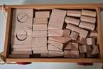 Houten blokkenkar, Kinderen en Baby's, Speelgoed | Houten speelgoed, Ophalen, Zo goed als nieuw