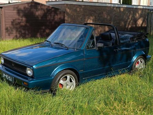 Volkswagen Golf 1.5 GLS Cabriolet 1979 Groen, Auto's, Volkswagen, Particulier, Golf, Centrale vergrendeling, Benzine, Cabriolet