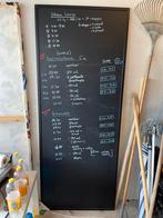 Krijtbord 183x75, Ophalen, Gebruikt