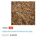 Black soldier fly meelwormen 10kg, Dieren en Toebehoren, Dierenvoeding, Ophalen of Verzenden, Vogel