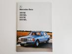 Mercedes-Benz W126 S-Klasse 380 & 500 SE SEL brochure 1980, Ophalen of Verzenden, Mercedes, Mercedes-Benz