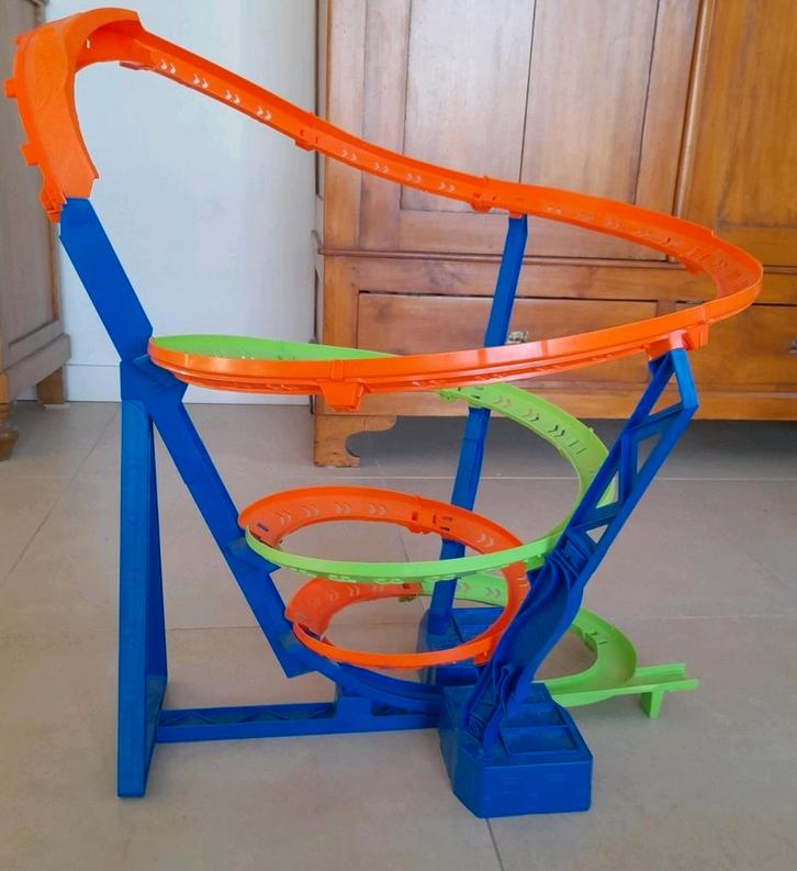 Hot Wheels Action Hyper-Speed Crash, Kinderen en Baby's, Speelgoed | Racebanen, Gebruikt, Racebaan, Hot Wheels, Met looping, Ophalen
