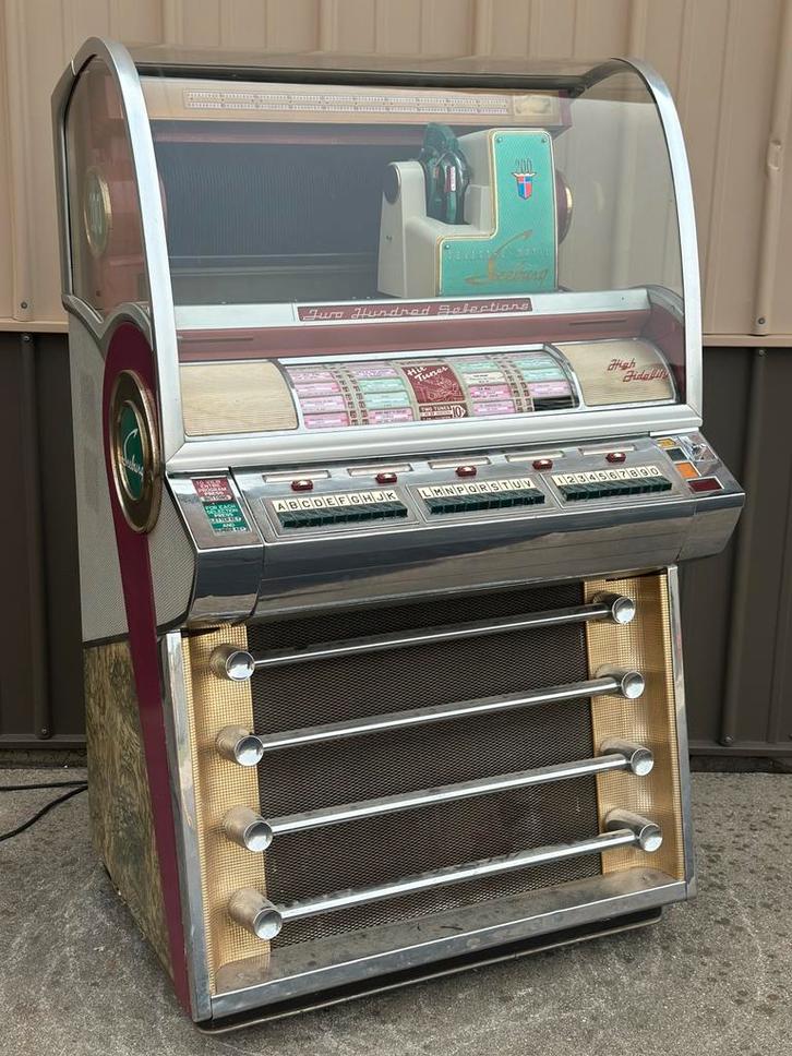 JUKEBOX: Seeburg model V200 juke-box, Verzamelen, Automaten | Jukeboxen, Zo goed als nieuw, Seeburg, 1950 tot 1960, Ophalen