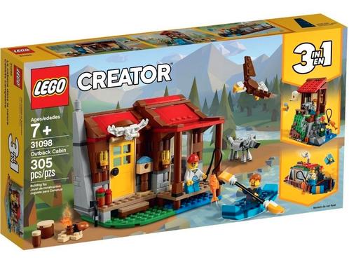LEGO 31098 CREATOR 3-IN-1 - Hut in de wildernis (nieuw), Kinderen en Baby's, Speelgoed | Duplo en Lego, Nieuw, Lego, Complete set