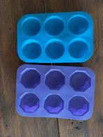 Silicone mallen rond, Ophalen of Verzenden, Zo goed als nieuw, Taarten of Cupcakes, Bakvorm