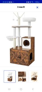 Krabpaal met kattenbak mogelijkheid, Ophalen, Zo goed als nieuw, Krabpaal