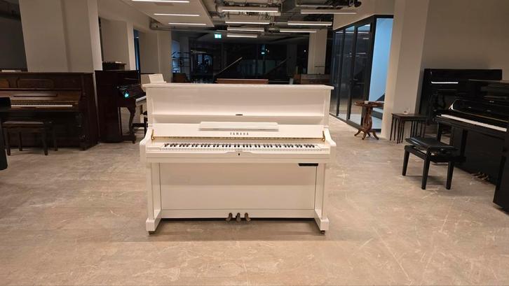 Silent piano Yamaha MP1 (U1) uit 1998 mét garantie en transp, Muziek en Instrumenten, Piano's, Zo goed als nieuw, Zwart, Ophalen of Verzenden