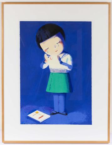 Liu Ye - Crying Girl - hand signed lithograph - ed. of 50 beschikbaar voor biedingen