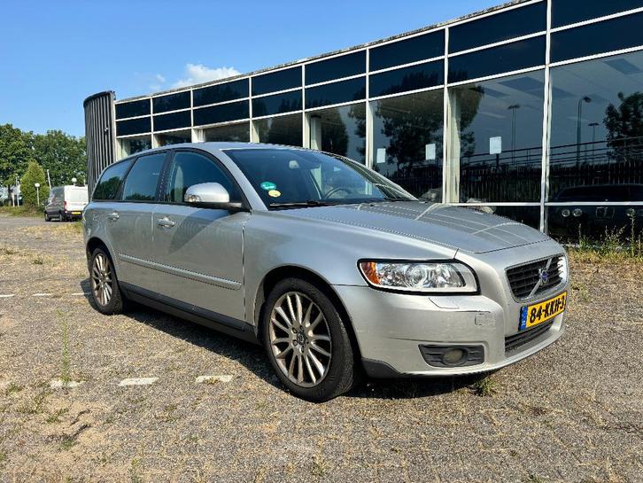 Volvo V50 2.0 D 2010 Grijs CRUISE/AC/TREKHAAK export, Auto's, Volvo, Particulier, V50, ABS, Airbags, Airconditioning, Boordcomputer