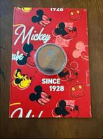 Disney munt - Mickey Walking glass piece - Mickey since 1928, Ophalen of Verzenden, Mickey Mouse, Nieuw, Overige typen