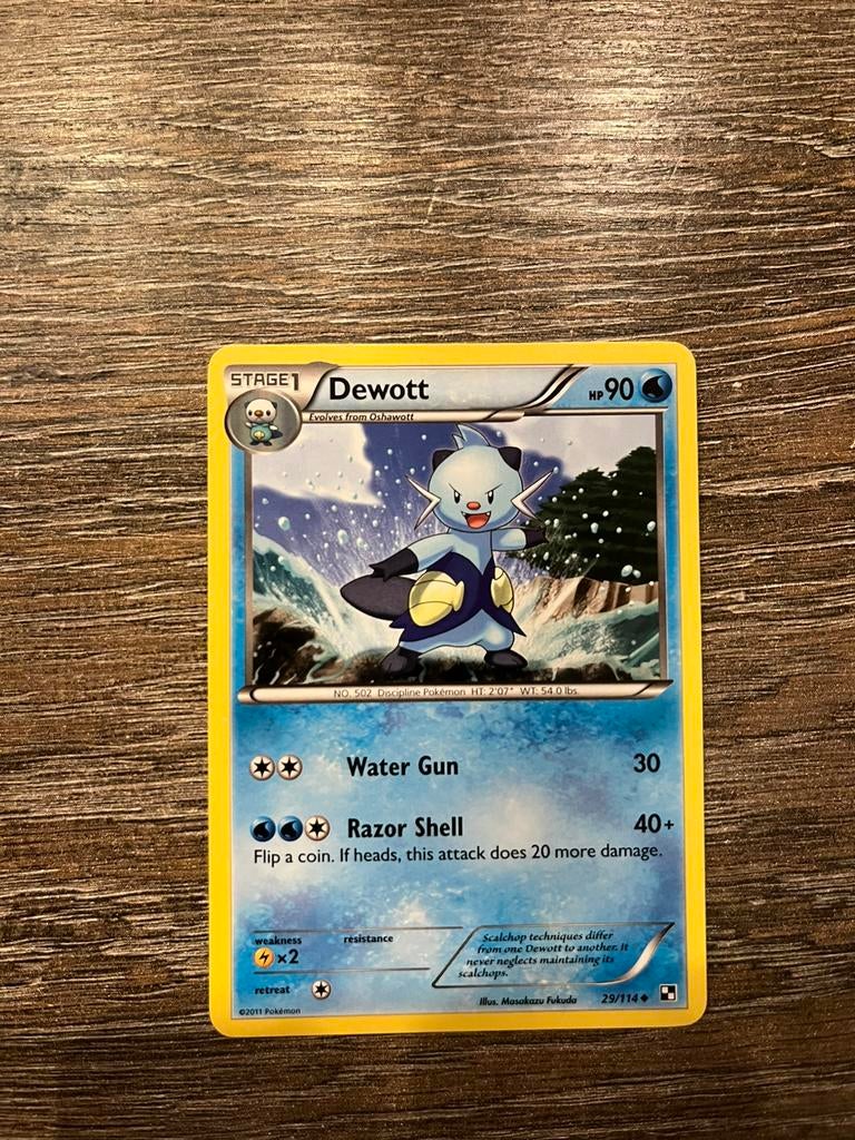 Dewott BLW 29/114, Ophalen of Verzenden, Zo goed als nieuw, Meerdere kaarten