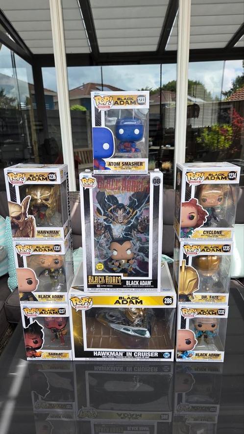 Complete Black Adam Funko Pop! Set – Mint Staat, Verzamelen, Poppetjes en Figuurtjes, Nieuw, Ophalen of Verzenden