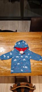 Hatley regenjas blauw met tractor size 3 (104), Ophalen of Verzenden, Zo goed als nieuw, Jongen of Meisje, Jas