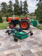 Kubota L185 mini tractor met cirkelmaaier en grondfrees, Tuin en Terras, Ophalen, Zo goed als nieuw, Versnellingen, 120 cm of meer