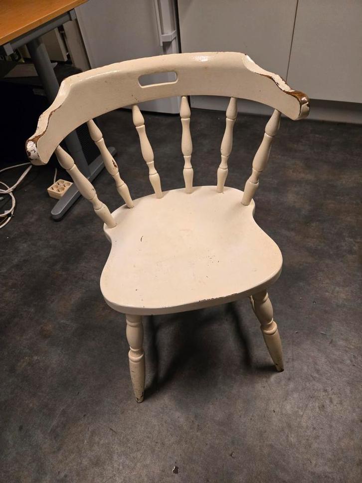 Houten stoelen - diverse modellen, Huis en Inrichting, Stoelen, Gebruikt, Eén, Hout, Bruin, Ophalen